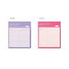 Option - Bookfriends Wave Small Planner Sticky Notepad