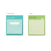 Option - Bookfriends Wave Small Planner Sticky Notepad