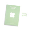 Lucky Green - Dash and Dot Lucky 1 Month Dateless Daily Study Planner