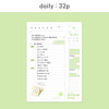 Daily - Dash and Dot Lucky 1 Month Dateless Daily Study Planner