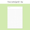Grid Note - Dash and Dot Lucky 1 Month Dateless Daily Study Planner