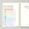Clear Pocket - Antenna Shop Table Talk Mid Year A5 Dateless Checklist Weekly Planner