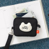 Black - Romane Brunch Brother Mogry Hug Card Wallet With Strap