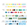 4 Options - ICONIC Collect 15mm Washi Tape 01-04