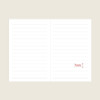 7mm Lined Pages - Indigo Official A6 Pocket Lined Notebook