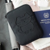 Mogry Embroidery - Romane Brunch Brother Black Mogry Travel Passport Pouch