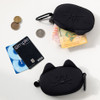 Card case - Romane Brunch Brother Black Mogry Card Wallet With Carabiner