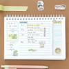 Cute Characters - Indigo Mindfulness Study Planner Decorative Sticker Pack