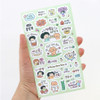 Portable size - Indigo Mindfulness Calendar Decorative Sticker Pack