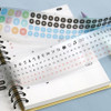 Transparent  Matte Sticker - ICONIC Doodle Kiss Cut Date Sticker Tape Roll