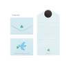 The Blue Bird- Bookfriends Literary Magnetic Bookmark Message Card