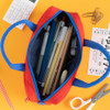 Large Main Compartment - Romane Brunch Brother Onigiri Pencil Case Pouch