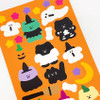 133 Halloween Bear - roomroom Cute Decorative Sticker 127-134