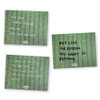 80gsm paper - sand cake Green Knit Memo Pad