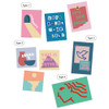 Pack of 16 sheets - sand cake Drawing Paper Sticker Pack