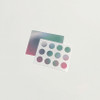 Circle Stickers - sand cake Gradation Circle Paper Sticker Pack