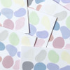 Pastel Color Stickers - sand cake Pastel Pebble Paper Sticker Pack