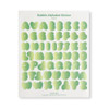 Fluffy Alphabet Sticker - sand cake Mellon Bubble Alphabet Sticker