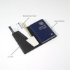 Pockets - Fenice Classic Vegan Leather RFID Passport Cover