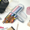 Large Capacity - Brisk Style Round Standing Large Capacity Mesh Pencil Case