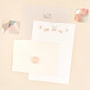 Blind-Embossed Lines - Dash and Dot Morning Garden Letter And Envelop Set