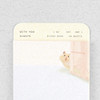 40 sheets - Dash and Dot With You Always Sticky Notes Pad