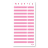 sand cake Berry Pink Weekly Checklist Notepad