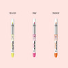 Pack of 3 pens - Esther Bunny Warm Colors Liquid Ink Highlighter Set