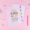 Translucent File Holder - Esther Bunny 5 Pockets A4 Document Organizer