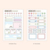 Pack of 10 sheets - 7321 Design All-in-One Review Sticker Pack
