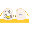 Yellow - Miffy Embroidered Canvas Zipper Pouch
