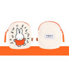 Orange - Miffy Embroidered Canvas Zipper Pouch