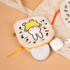 Versatile Use - Miffy Embroidered Canvas Zipper Pouch