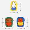 Size - Miffy & Friends Soft Plush Keychain Pouch