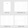 Planner Pages - Be On D Pico 6 Months A6 Dateless Weekly Planner