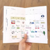 Handy Size - Be On D Sequence to Sequence 6-Month Hourly Schedule Undated Weekly Planner