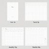 Planner Pages - Be On D Sequence to Sequence 6-Month Hourly Schedule Undated Weekly Planner