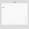Weekly - Be On D Sequence to Sequence 6-Month Hourly Schedule Undated Weekly Planner