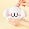 Cosmetic Pouch - Maltese Puppy Plush Pouch With Keyclip
