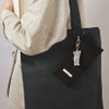 Black - Antenna Shop Soft Quilted Eyeglass Pouch with Squeeze Closure