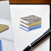Sticky Notes - Plepic Book-Shaped Pattern Sticky Note Set