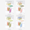 Option - Plepic Book-Shaped Pattern Sticky Note Set