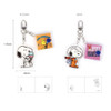 Size - PEANUTS Snoopy Acrylic Keyring with Mini Notebook