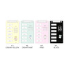 4 Colors - ICONIC Blah Blah Word Notebook With Flip Cover