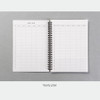 Timetable & Target Score - Ardium 1440 Large 3 Months Undated Daily Study Planner