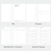 Planner Pages - Ardium 1440 Medium 3 Months Undated Daily Study Planner
