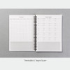 Timetable & Target Score - Ardium Study Log 3 Months Undated Daily Study Planner