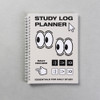 White - Ardium Study Log 3 Months Undated Daily Study Planner