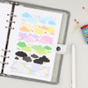 Cloud 6 sheets - Wanna This Forest Cloud & Seasonal Tree Journaling Sticker Pack