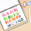 Forest 4 sheets - Wanna This Forest Cloud & Seasonal Tree Journaling Sticker Pack
